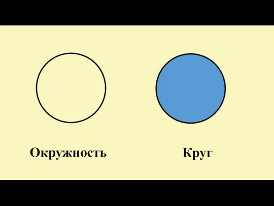 Окружность Круг