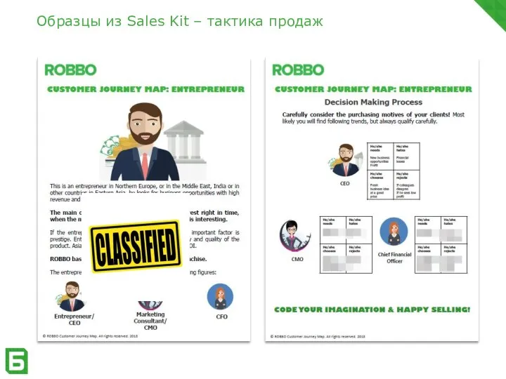 Образцы из Sales Kit – тактика продаж