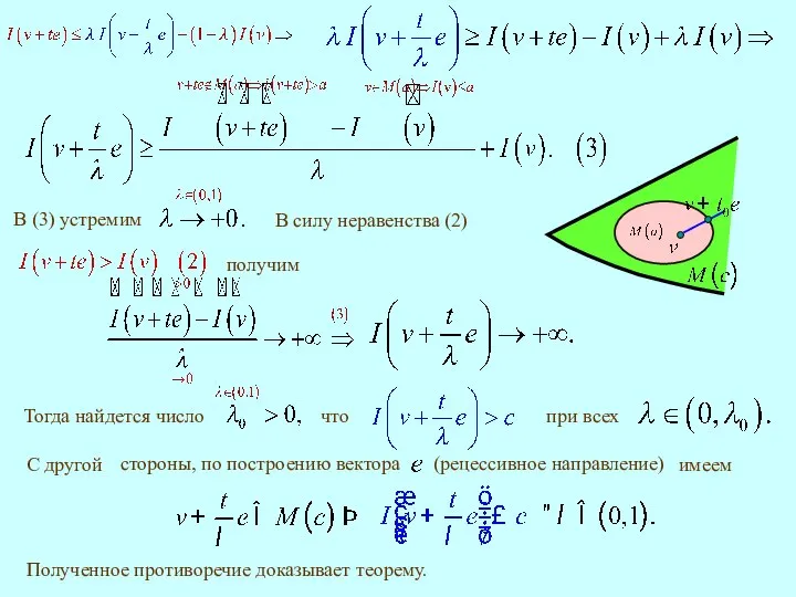 имеем Полученное противоречие доказывает теорему.