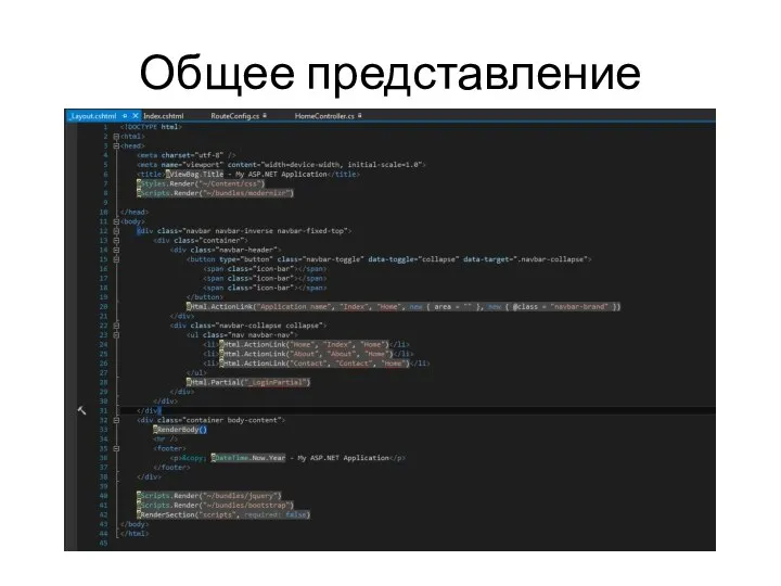 Общее представление