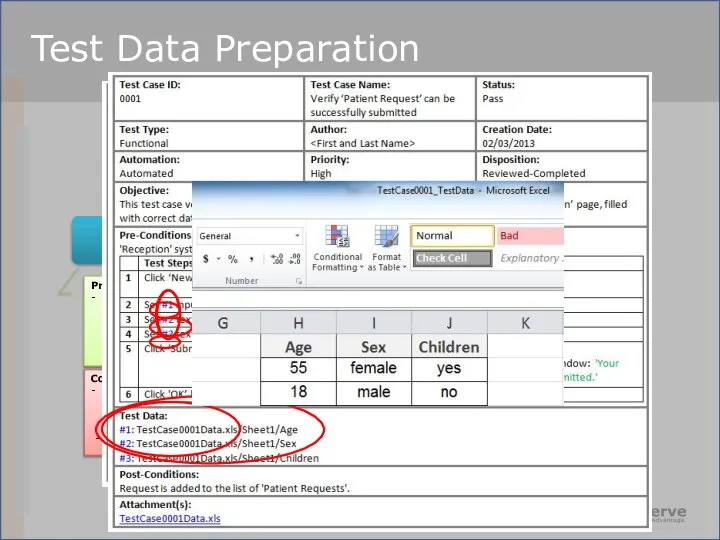 Test Data Representation In Test Steps In Test Data section In