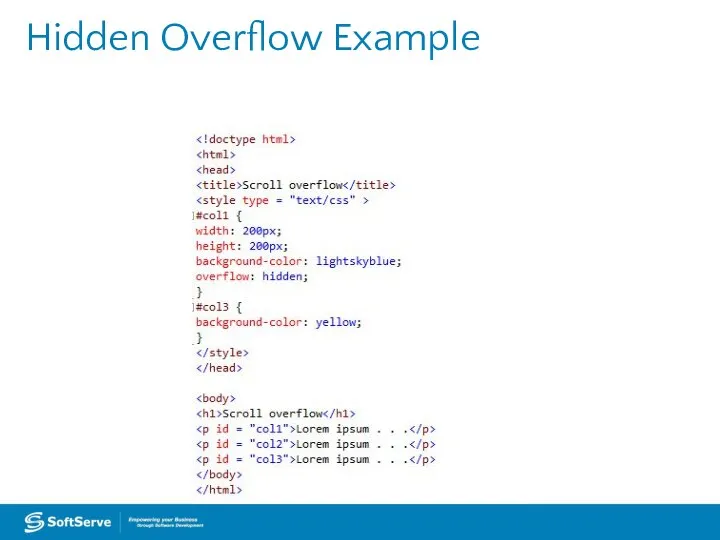 Hidden Overflow Example