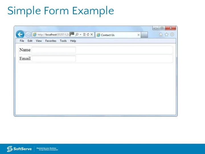 Simple Form Example