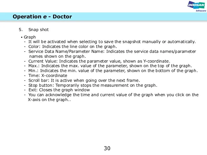 Graph - It will be activated when selecting to save the