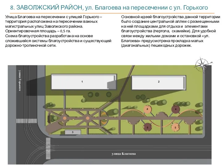 8. ЗАВОЛЖСКИЙ РАЙОН, ул. Благоева на пересечении с ул. Горького