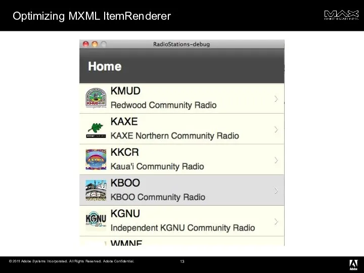 Optimizing MXML ItemRenderer