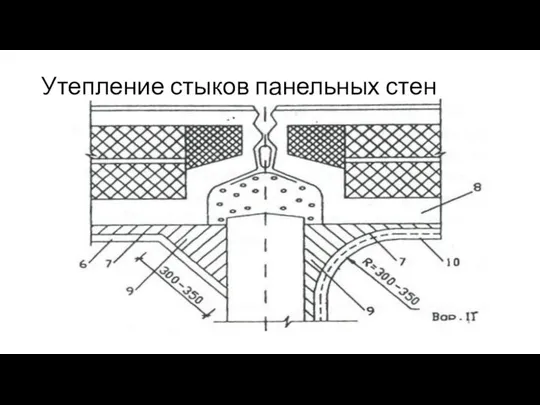 Утепление стыков панельных стен