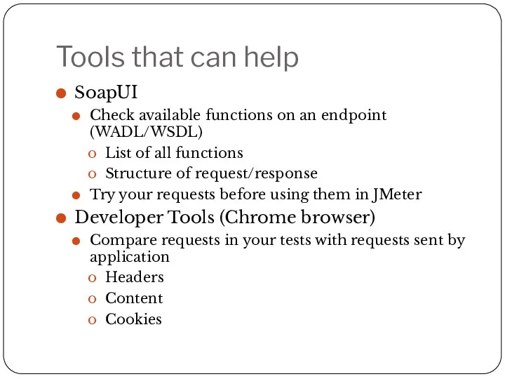 Tools that can help SoapUI Check available functions on an endpoint