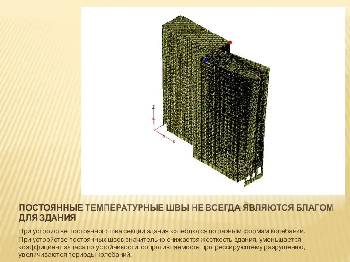 ПОСТОЯННЫЕ ТЕМПЕРАТУРНЫЕ ШВЫ НЕ ВСЕГДА ЯВЛЯЮТСЯ БЛАГОМ ДЛЯ ЗДАНИЯ При устройстве