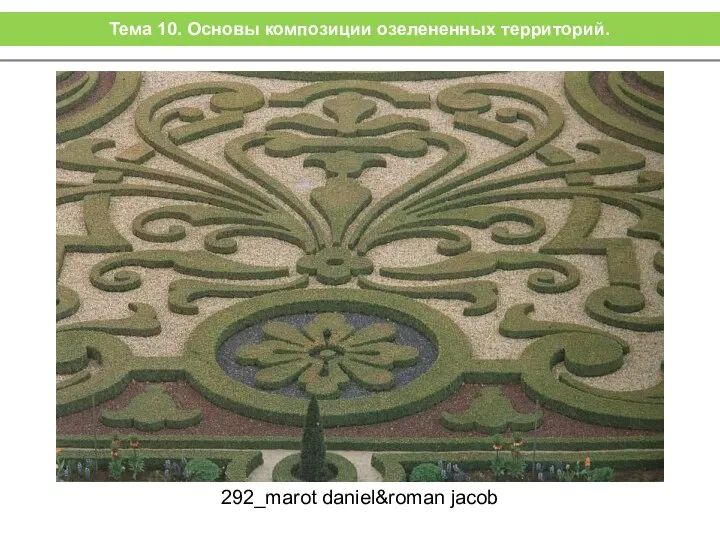292_marot daniel&roman jacob Тема 10. Основы композиции озелененных территорий.