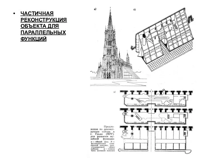 ЧАСТИЧНАЯ РЕКОНСТРУКЦИЯ ОБЪЕКТА ДЛЯ ПАРАЛЛЕЛЬНЫХ ФУНКЦИЙ