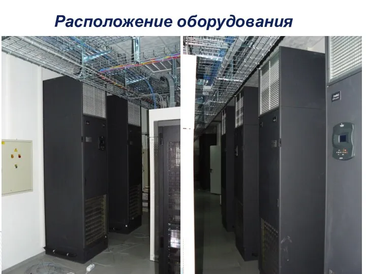 Расположение оборудования