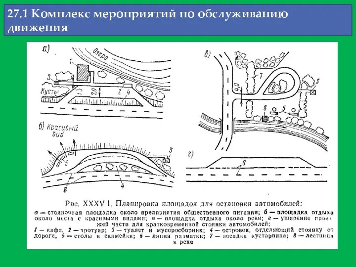 27.1 Комплекс мероприятий по обслуживанию движения