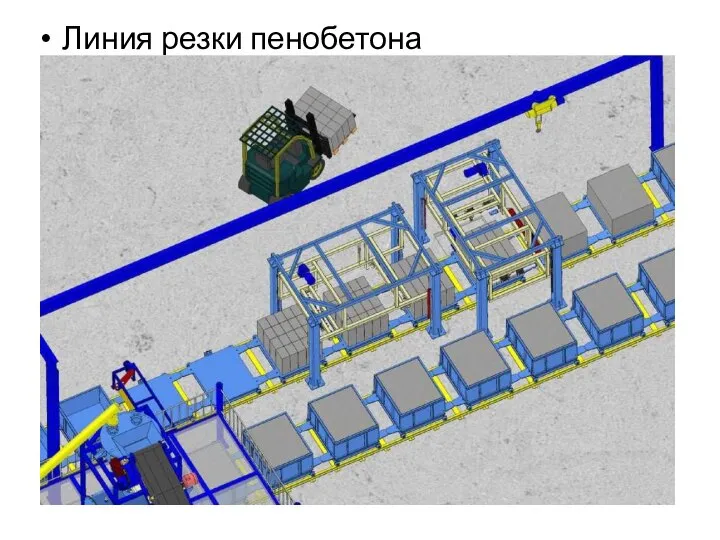 Линия резки пенобетона