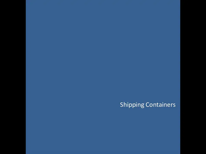 Shipping Containers