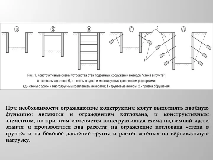 При необходимости ограждающие конструкции могут выполнять двойную функцию: являются и ограждением