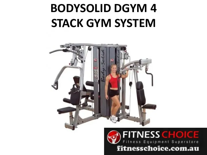 BODYSOLID DGYM 4 STACK GYM SYSTEM