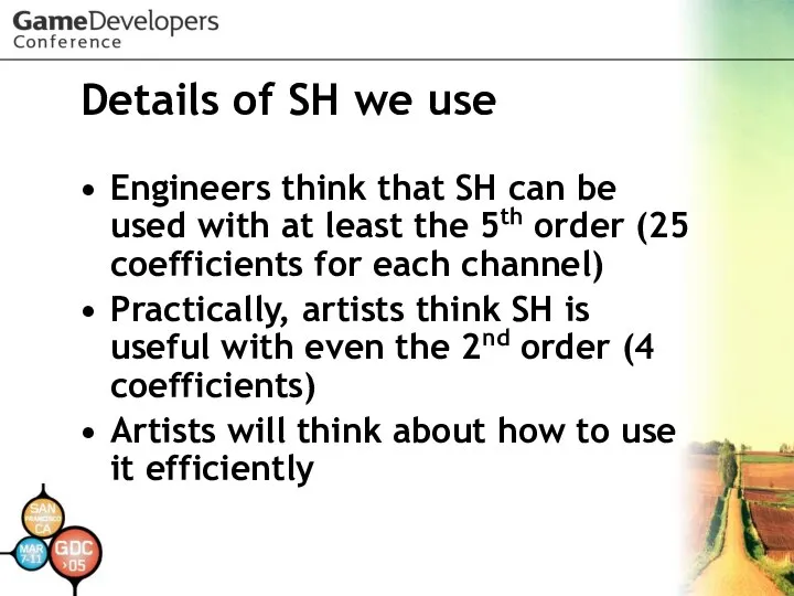 Details of SH we use Engineers think that SH can be