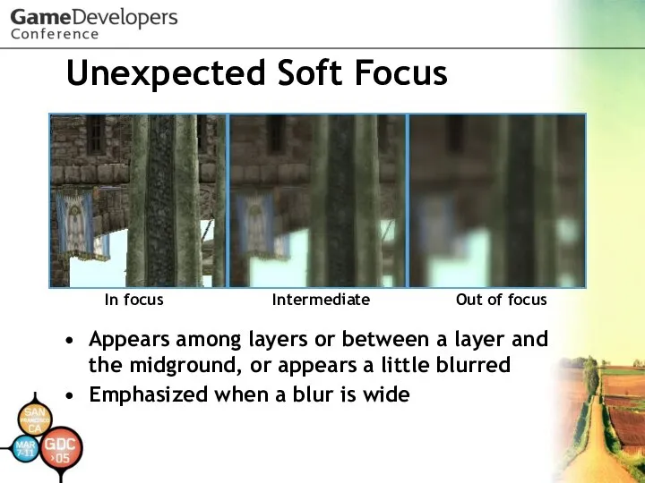 Unexpected Soft Focus Appears among layers or between a layer and