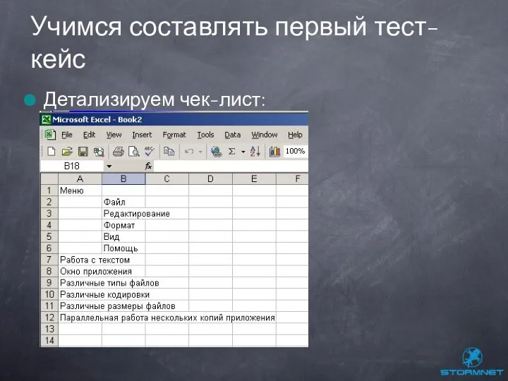 Детализируем чек-лист: Учимся составлять первый тест-кейс