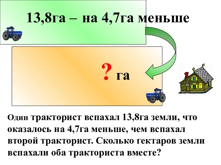 Один тракторист вспахал 13,8га земли, что оказалось на 4,7га меньше, чем