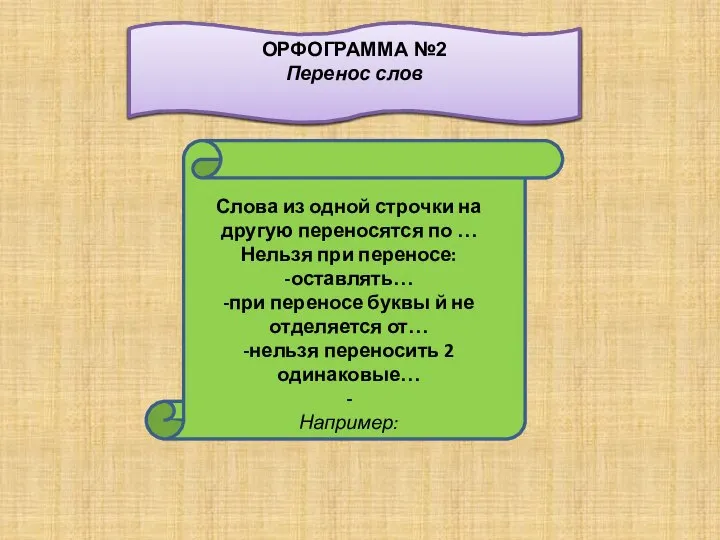 Слова из одной строчки на другую переносятся по … Нельзя при