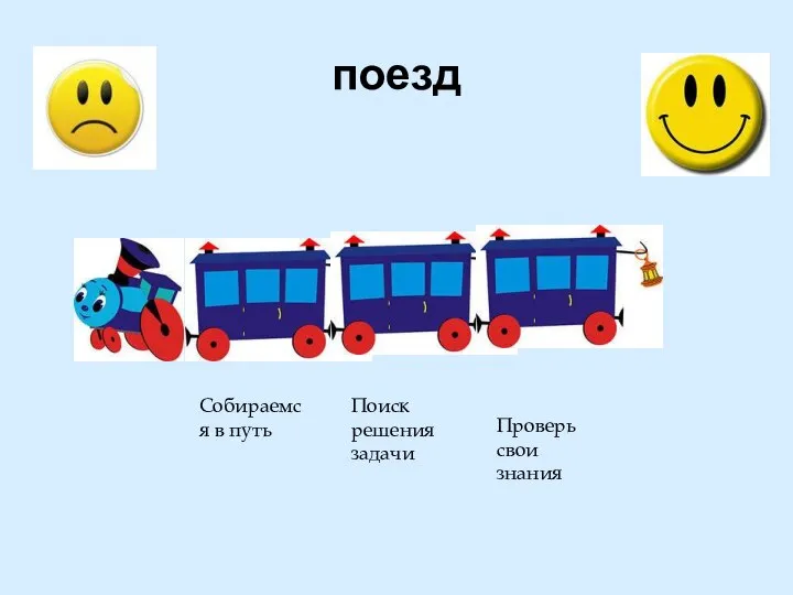 поезд Собираемся в путь Поиск решения задачи Проверь свои знания