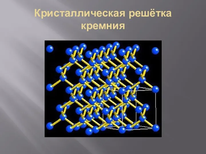 Кристаллическая решётка кремния