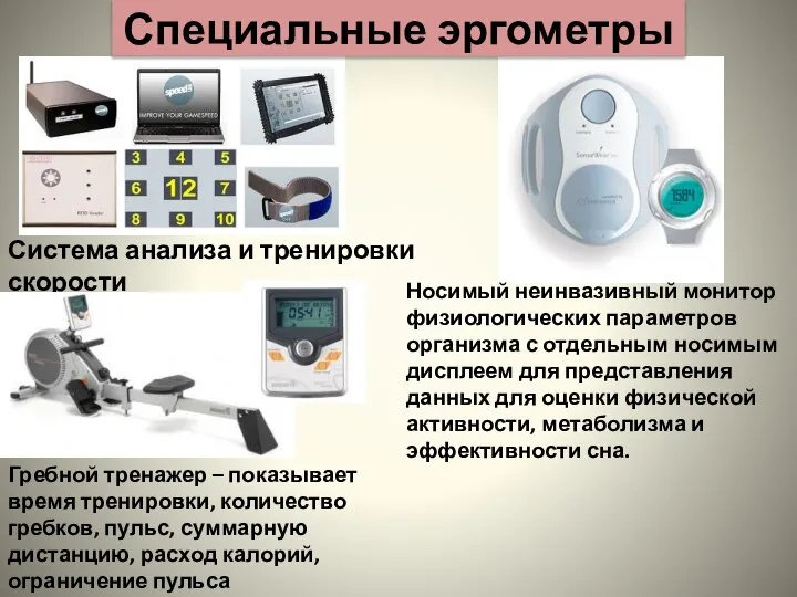 Система анализа и тренировки скорости Носимый неинвазивный монитор физиологических параметров организма