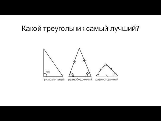 Какой треугольник самый лучший?