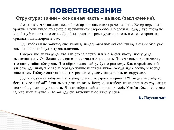 Дед понял, что начался лесной пожар и огонь идет прямо на