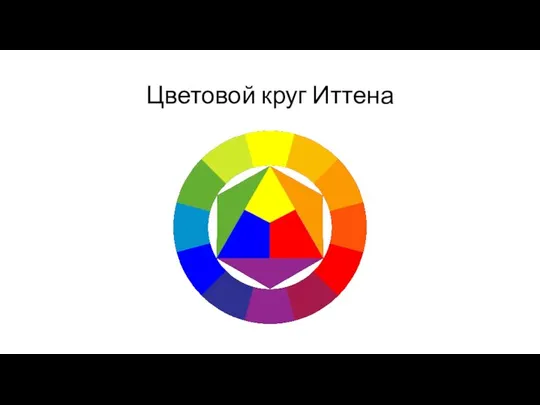 Цветовой круг Иттена