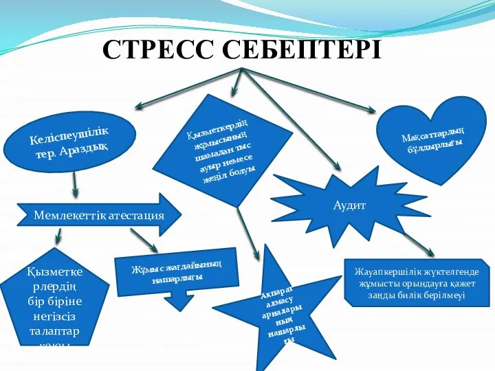 Аудит Келіспеушіліктер. Араздық Ақпарат алмасу арналарының нашарлығы Қызметкердің жұмысының шамадан тыс