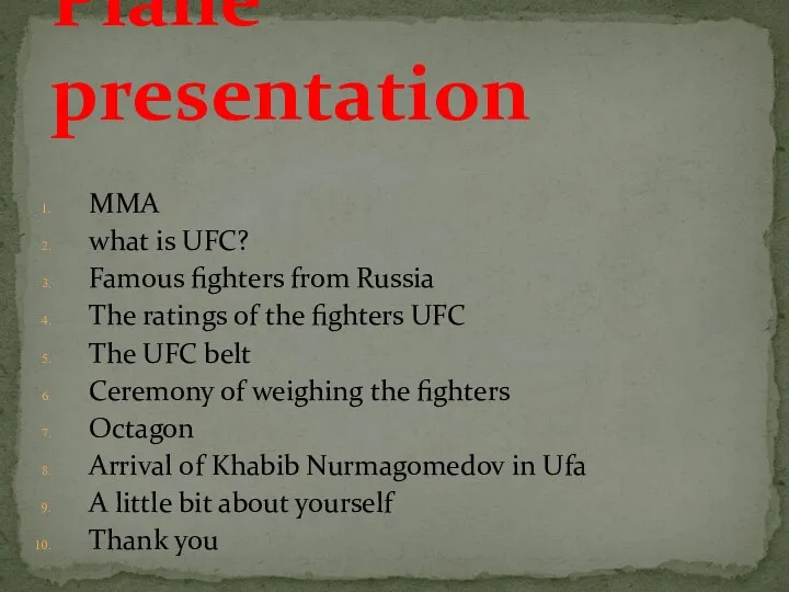 MMA what is UFC? Famous fighters from Russia The ratings of