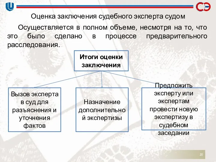 Оценка заключения судебного эксперта судом Осуществляется в полном объеме, несмотря на