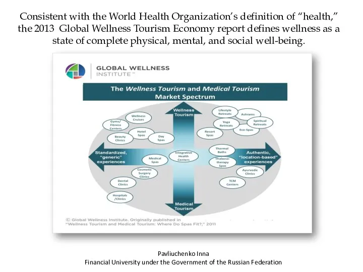 Consistent with the World Health Organization’s definition of “health,” the 2013