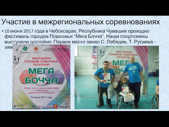 Участие в межрегиональных соревнованиях 10 июня 2017 года в Чебоксарах, Республика