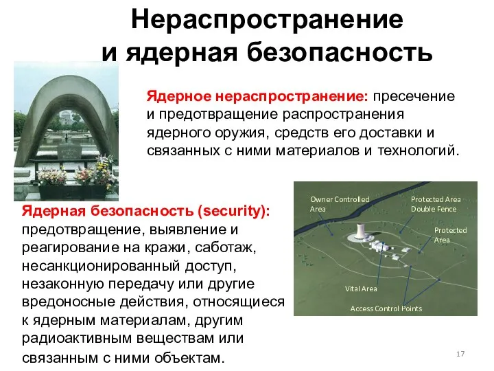 Ядерная безопасность (security): предотвращение, выявление и реагирование на кражи, саботаж, несанкционированный