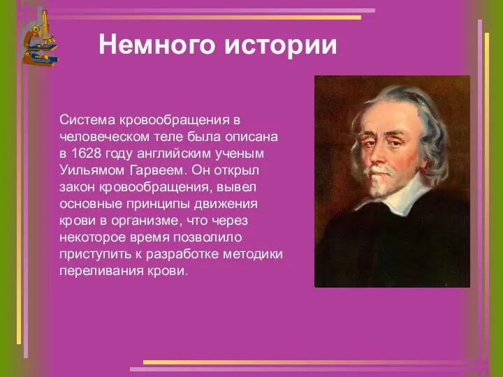 Система кровообращения в человеческом теле была описана в 1628 году английским