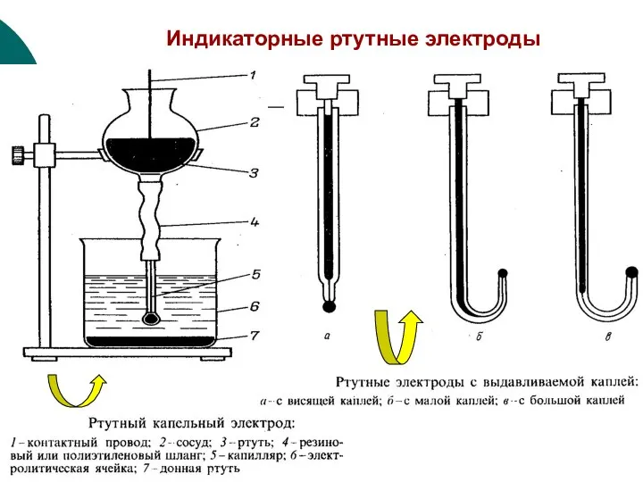 Индикаторные ртутные электроды