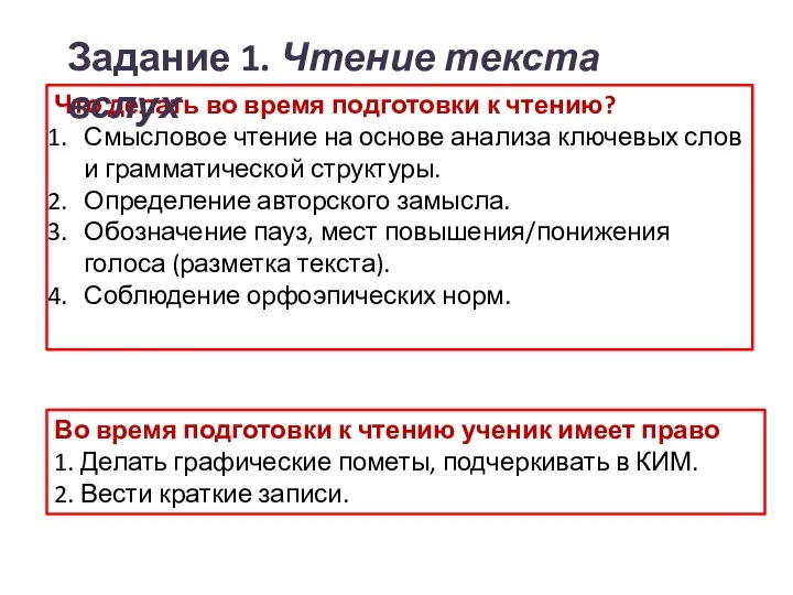 Что делать во время подготовки к чтению? Смысловое чтение на основе