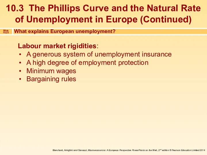 What explains European unemployment? Labour market rigidities: A generous system of