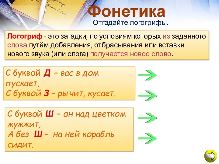 Фонетика С буквой Д – вас в дом пускает, С буквой