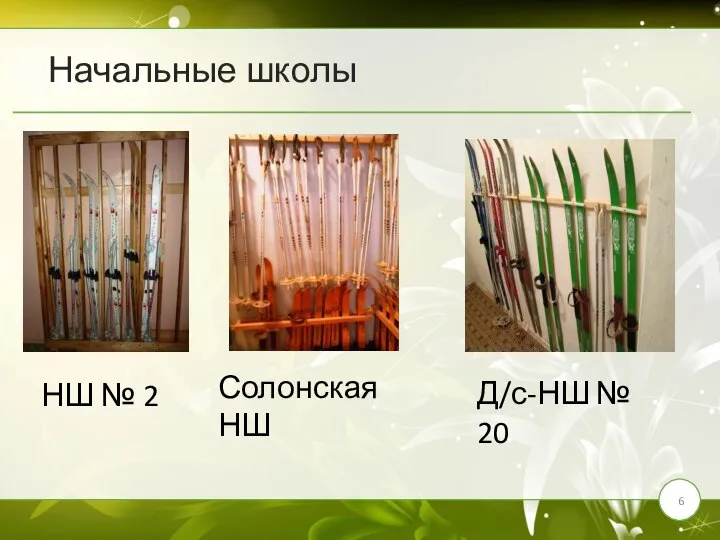 Начальные школы Солонская НШ НШ № 2 Д/с-НШ № 20