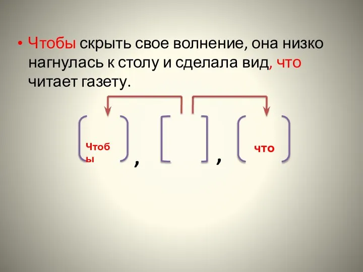 Чтобы скрыть свое волнение, она низко нагнулась к столу и сделала