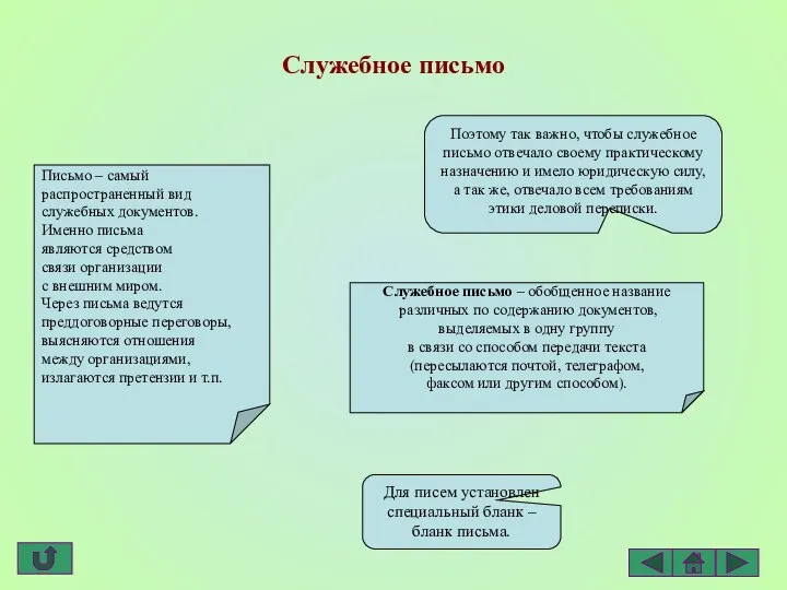 Служебное письмо Поэтому так важно, чтобы служебное письмо отвечало своему практическому