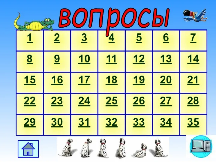 ВОПРОСЫ вопросы