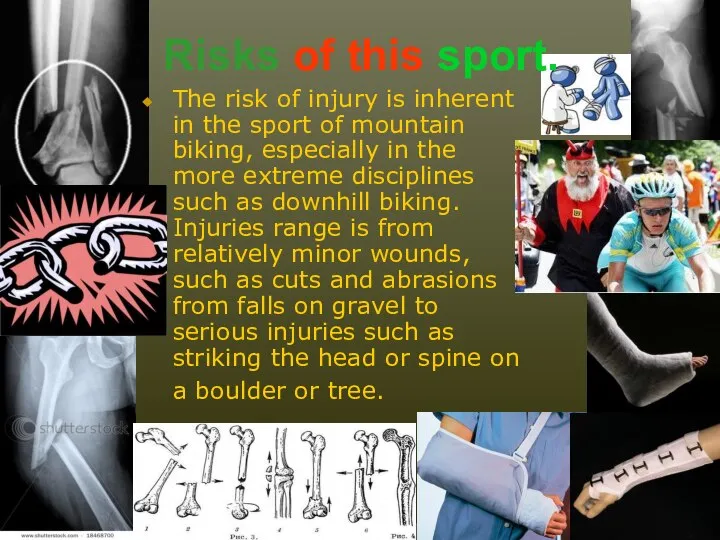 The risk of injury is inherent in the sport of mountain