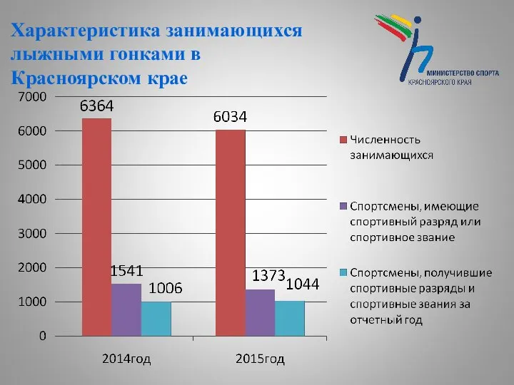 Характеристика занимающихся лыжными гонками в Красноярском крае