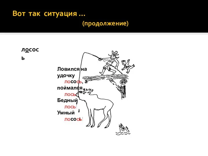 Вот так ситуация … (продолжение) лосось Ловился на удочку лосось, а